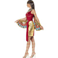 Red-Gold - Lifestyle - Smiffys Womens-Ladies Egyptian Goddess Costume Set