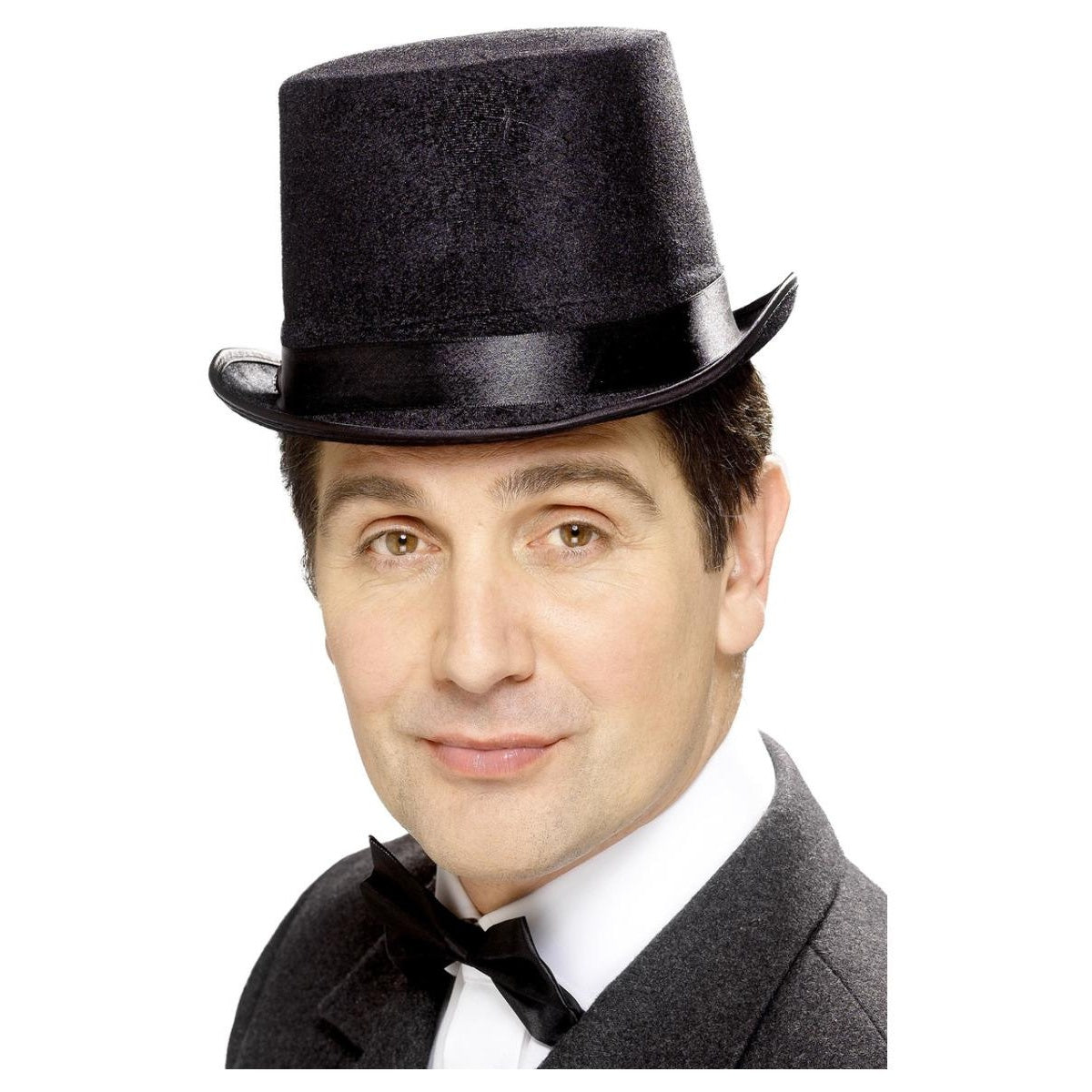 Black - Front - Smiffys Mens Tales Of Old England Durable Costume Hat