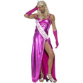 Pink - Back - Smiffys Mens Mr Miss World Costume Set