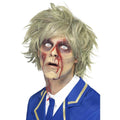 Grey - Back - Smiffys Mens Zombie Wig