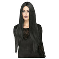 Black - Front - Smiffys Womens-Ladies Deluxe Witch Wig