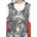 Silver - Back - Smiffys Mens Armour Costume Prop