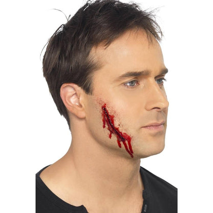 Beige - Back - Smiffys Scar Costume Make-Up