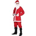 Red-White - Back - Smiffys Mens Santa Claus Christmas Costume Set