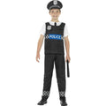 White - Back - Smiffys Childrens-Kids Cop Costume Set