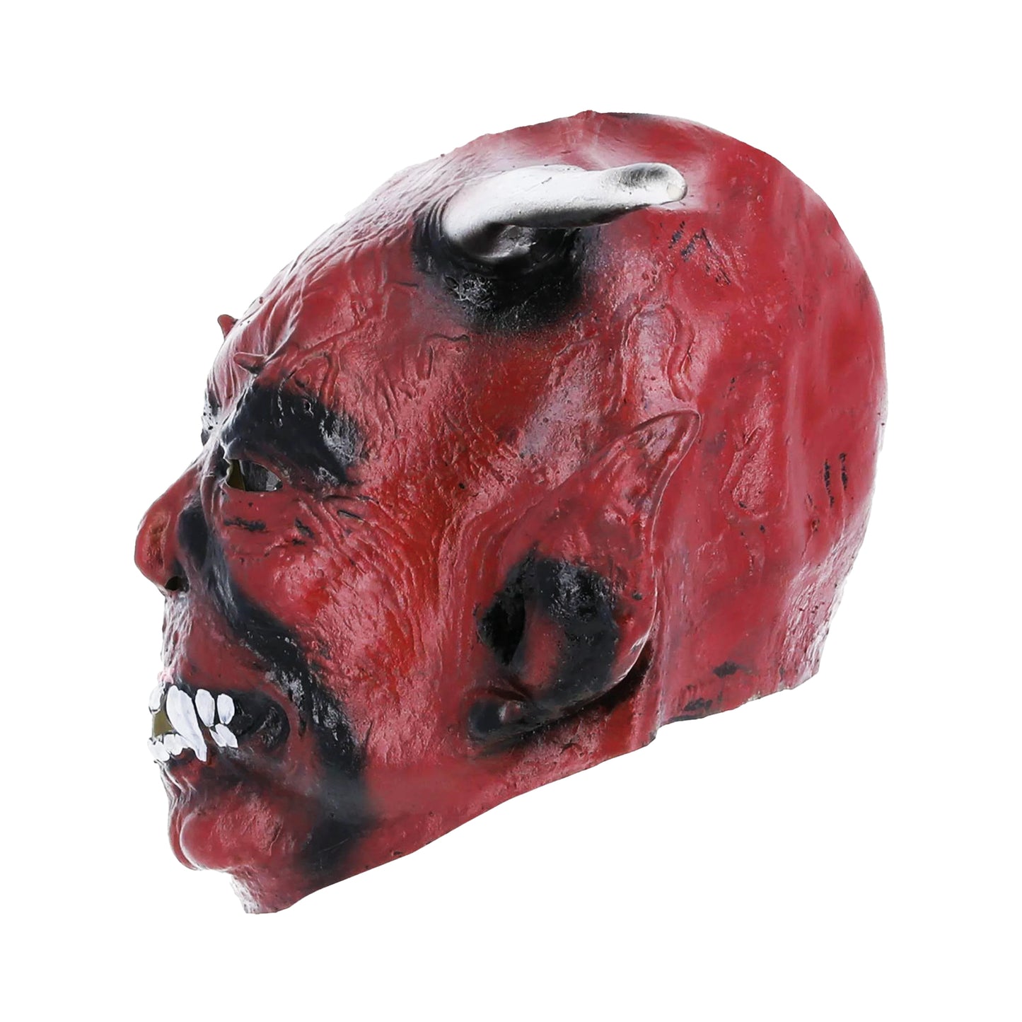 Red - Back - Smiffys Demon Latex Mask