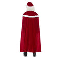 Red - Back - Smiffys Mens Deluxe Santa Claus Costume Set