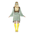Multicoloured - Back - Smiffys Womens-Ladies 60s Hippie Costume Set