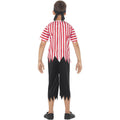 Red-White-Black - Side - Smiffys Boys Jolly Pirate Costume Set
