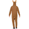 Brown - Side - Smiffys Unisex Adult Reindeer Christmas Costume
