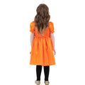 Orange - Side - Smiffys Girls Pumpkin Halloween Costume Set