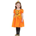 Orange - Pack Shot - Smiffys Girls Pumpkin Halloween Costume Set