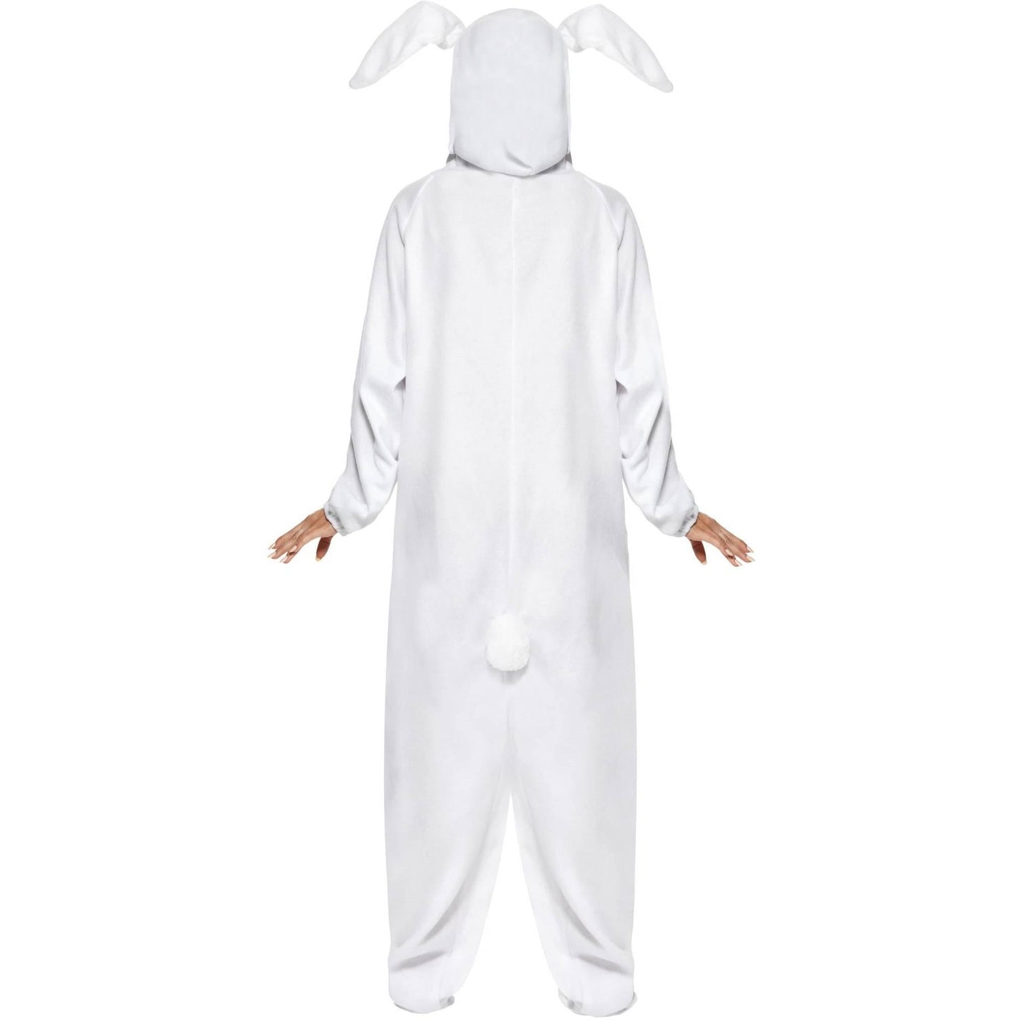 White - Side - Smiffys Unisex Adult Rabbit Costume Set
