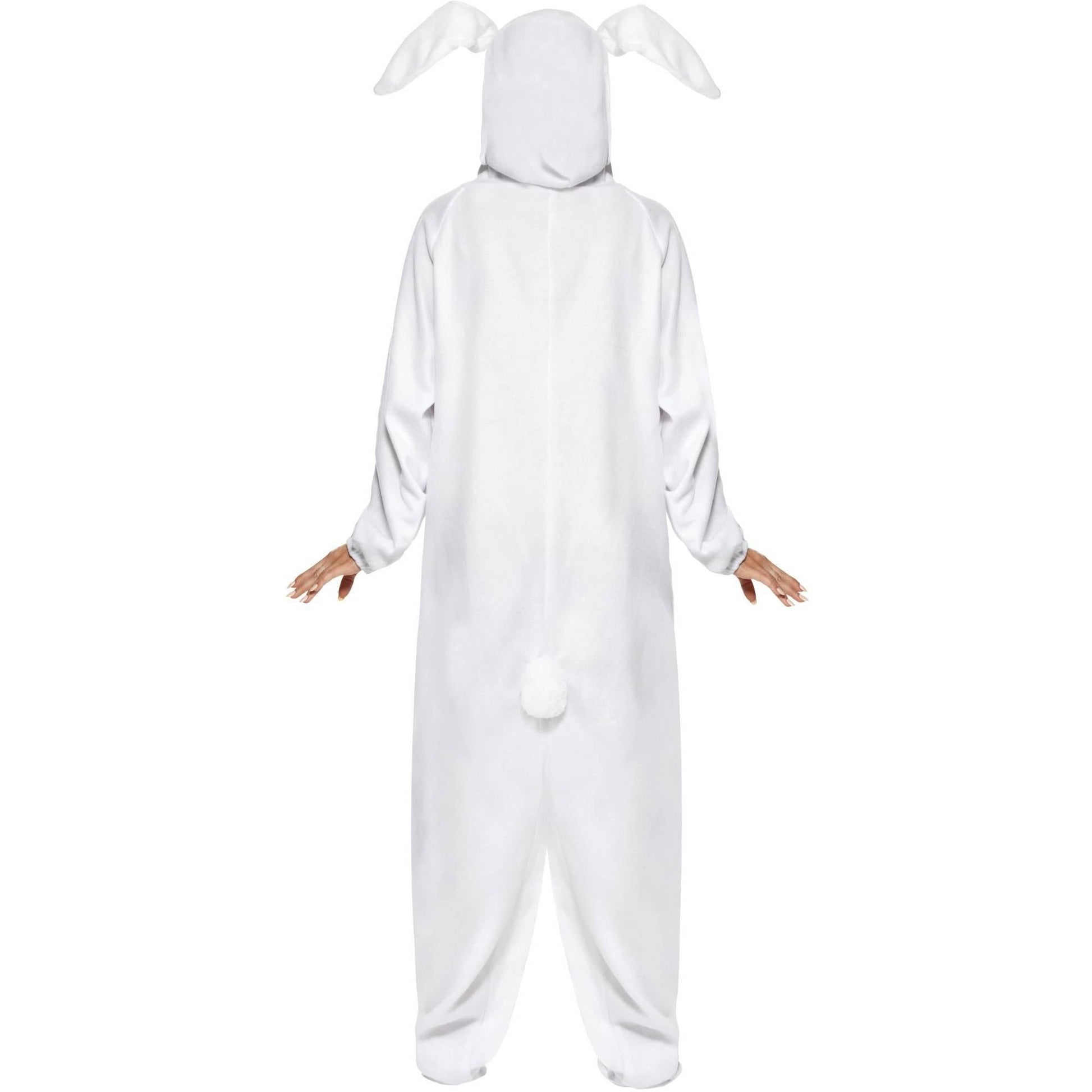 White - Side - Smiffys Unisex Adult Rabbit Costume Set