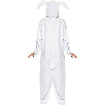 White - Side - Smiffys Unisex Adult Rabbit Costume Set