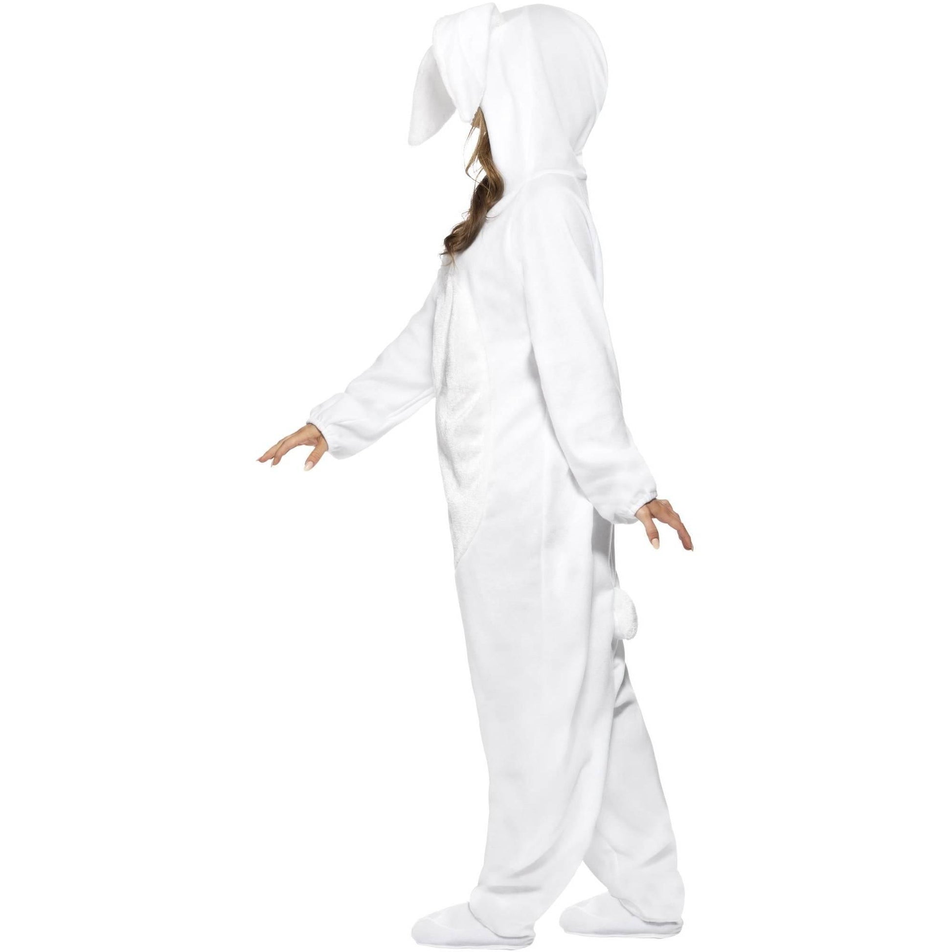 White - Lifestyle - Smiffys Unisex Adult Rabbit Costume Set