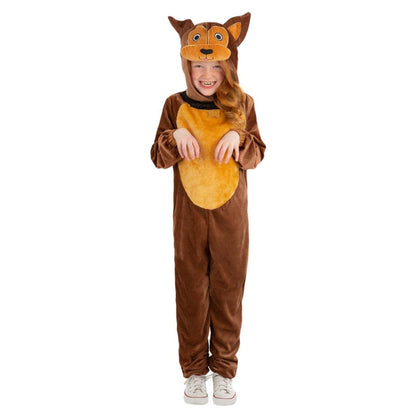 Brown - Front - Smiffys Childrens-Kids Dog Costume