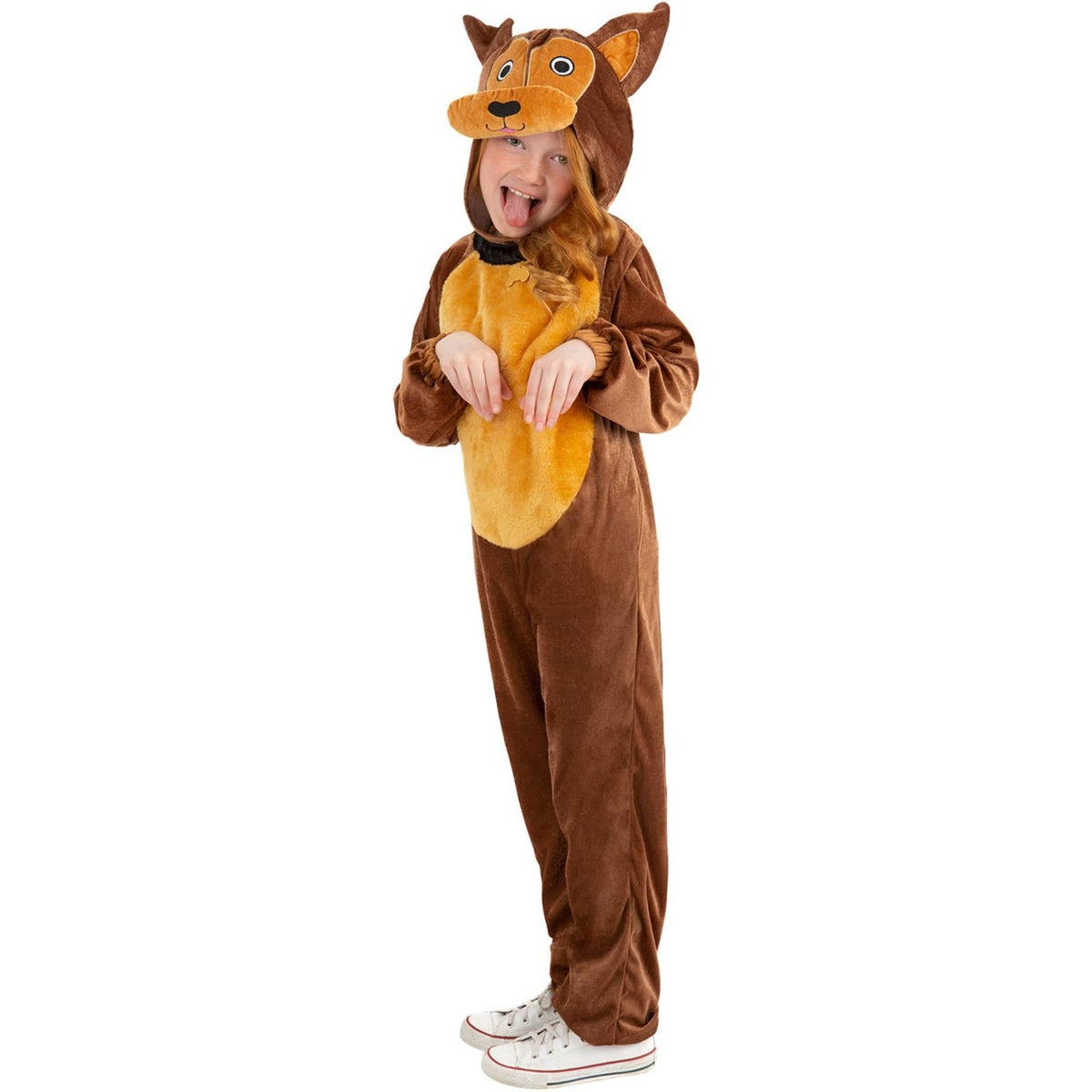 Brown - Pack Shot - Smiffys Childrens-Kids Dog Costume