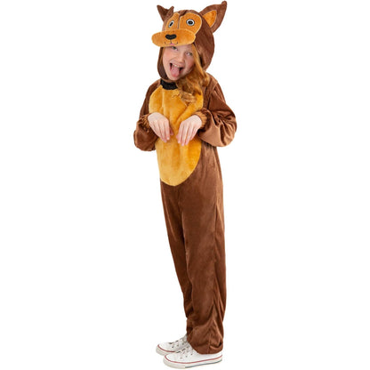 Brown - Pack Shot - Smiffys Childrens-Kids Dog Costume