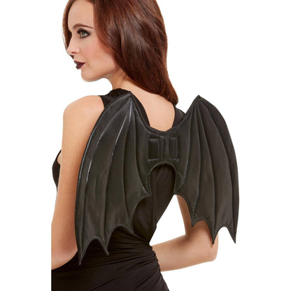 Black - Back - Smiffys Bat Wings Costume Accessory
