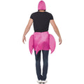 Pink - Side - Smiffys Unisex Adult Flamingo Costume