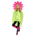 Green - Front - Smiffys Unisex Adult Flower Party Poncho