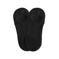 Black - Front - Superga Unisex Adult Invisible Socks (Pack of 2)