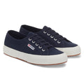 Navy-Avorio - Front - Superga Unisex Adult 2750 Cotu Classic Vegan Trainers