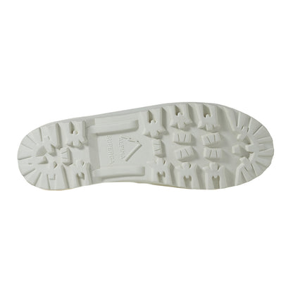 Light Beige Eggshell-Avorio - Pack Shot - Superga Womens-Ladies 2644 Alpina Knitted Nappa Leather High Tops