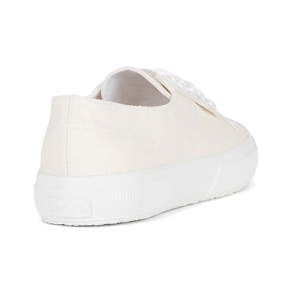 White - Back - Superga Womens-Ladies 2750 Iridescent Glitter Trainers