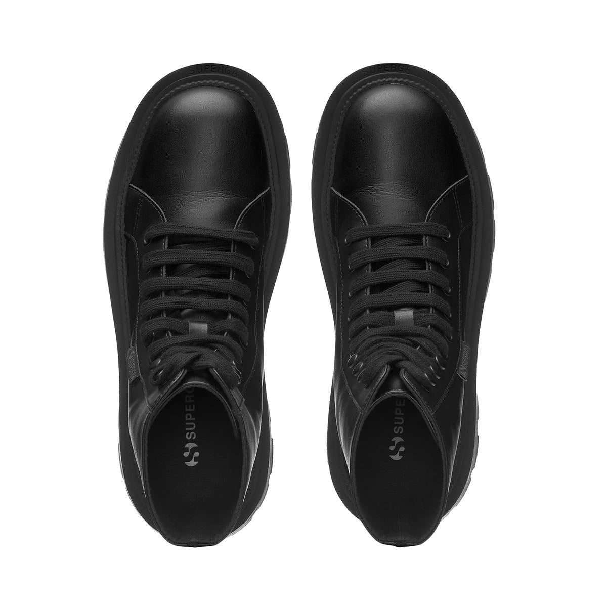 Total Black - Lifestyle - Superga Womens-Ladies 3051 Alpina Apex High-top Shoes
