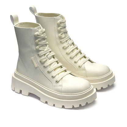 Total Natural Beige - Front - Superga Womens-Ladies 3051 Alpina Apex High-top Shoes