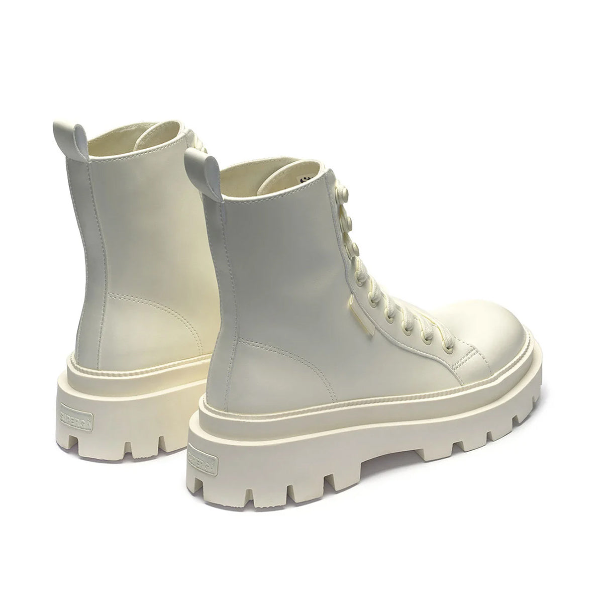 Total Natural Beige - Back - Superga Womens-Ladies 3051 Alpina Apex High-top Shoes