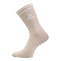 Peach-White-Tan - Back - Superga Unisex Adult Ribbed Knitted Socks (Pack of 3)