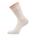 Peach-White-Tan - Side - Superga Unisex Adult Ribbed Knitted Socks (Pack of 3)