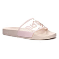 Light Pink - Front - Superga Womens-Ladies 1908 Clear Identity Sliders