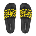 Black-Yellow - Lifestyle - Superga Unisex Adult Logo Sliders