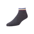 White-Ash Grey-Black - Lifestyle - Superga Womens-Ladies Rainbow Socks (Pack of 3)