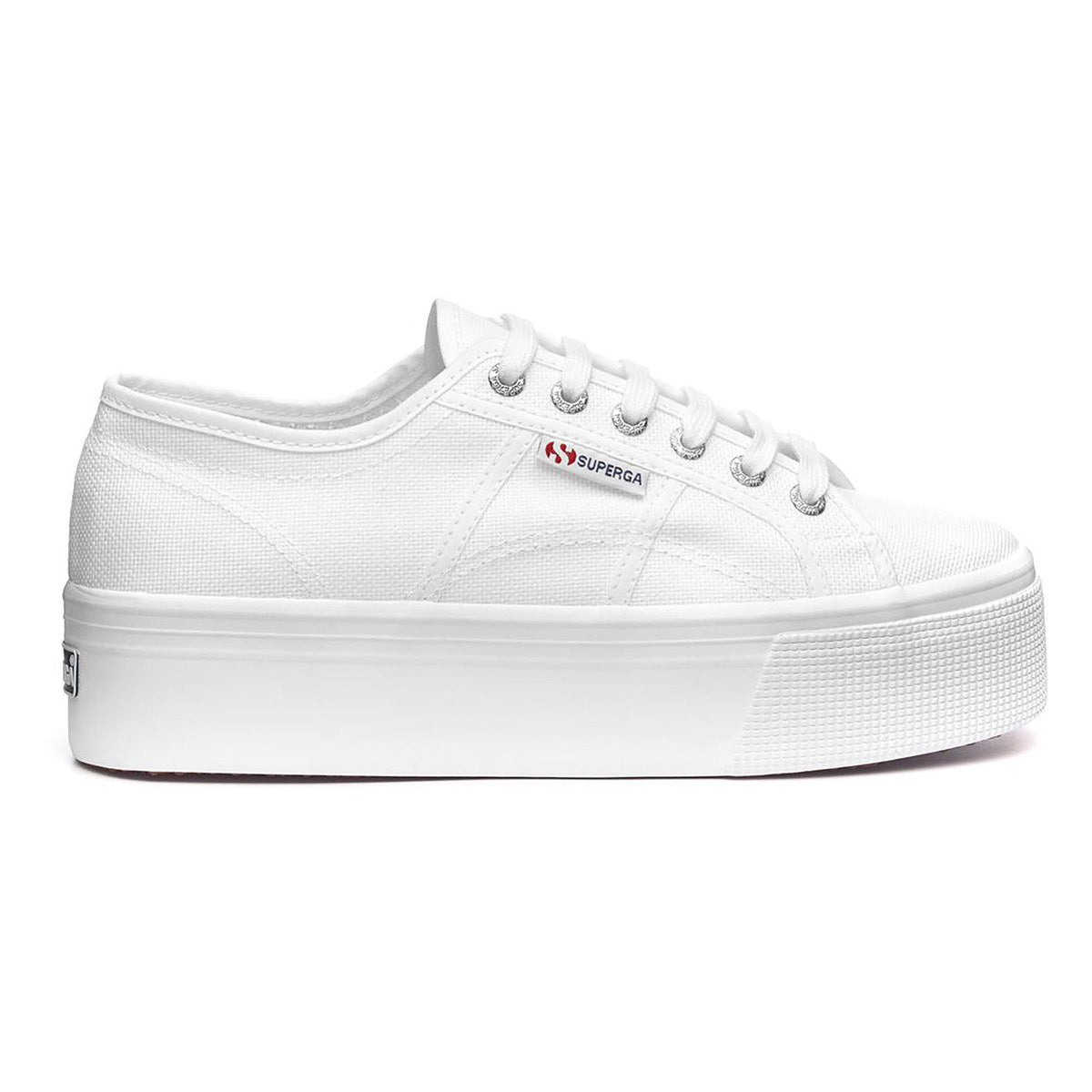 White - Side - Superga Unisex Adult 2790 Linea Up Down Trainers