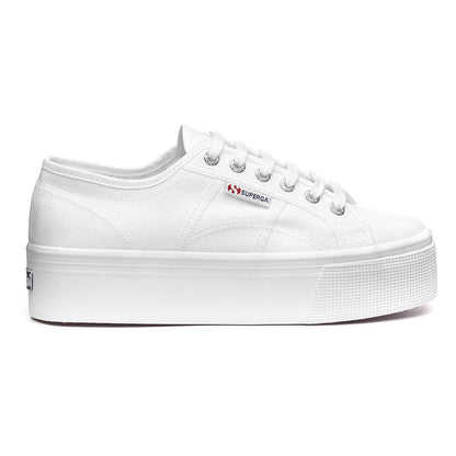 White - Side - Superga Unisex Adult 2790 Linea Up Down Trainers
