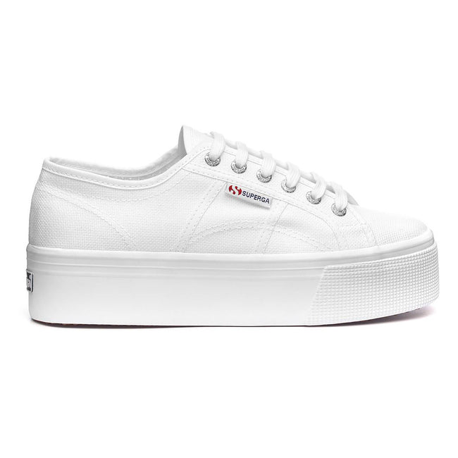 White - Side - Superga Unisex Adult 2790 Linea Up Down Trainers