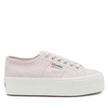 Pinkish-Avorio - Front - Superga Womens-Ladies 2790 Linea Up Down Trainers