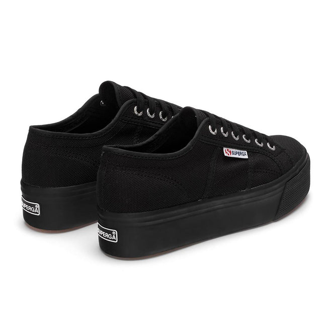 Full Black - Back - Superga Unisex Adult 2790 Linea Up Down Trainers