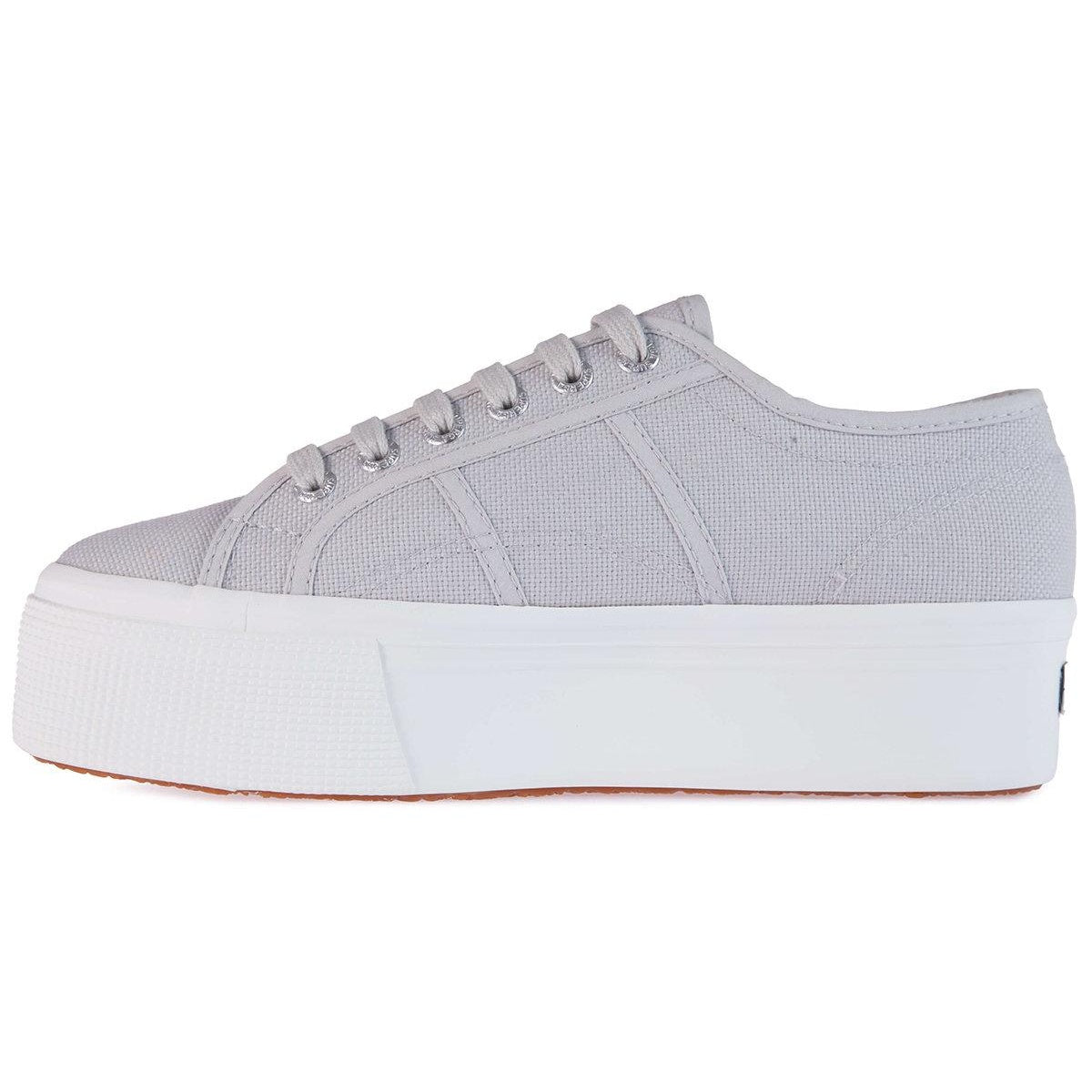 Grey Ash - Front - Superga Unisex Adult 2790 Linea Up Down Trainers