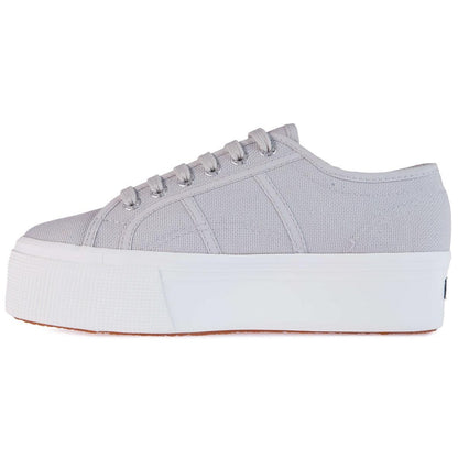 Grey Ash - Front - Superga Unisex Adult 2790 Linea Up Down Trainers