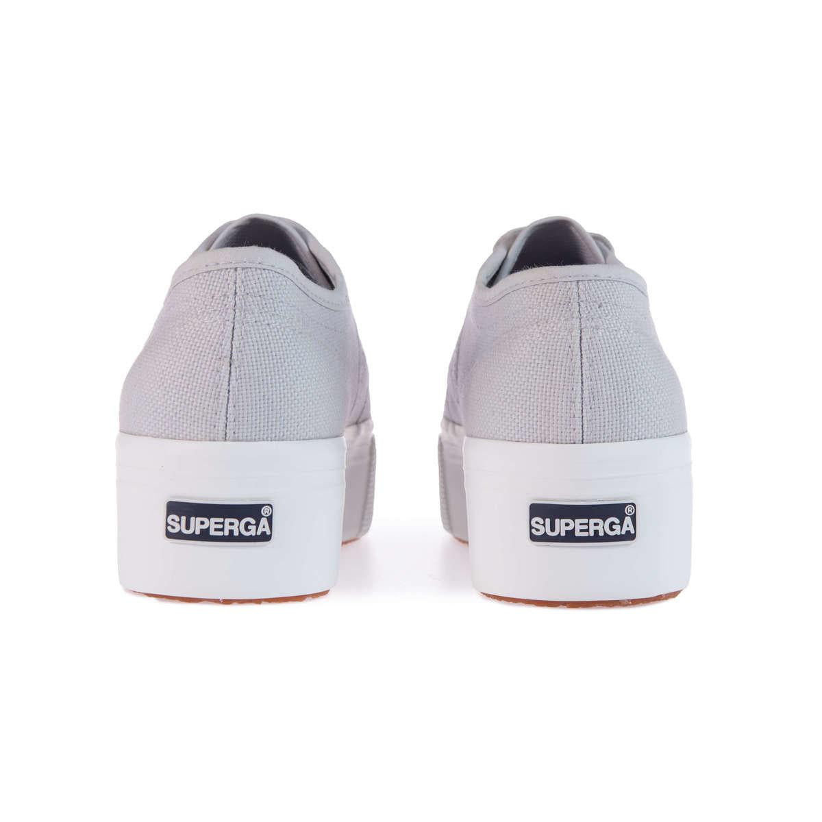Grey Ash - Side - Superga Unisex Adult 2790 Linea Up Down Trainers