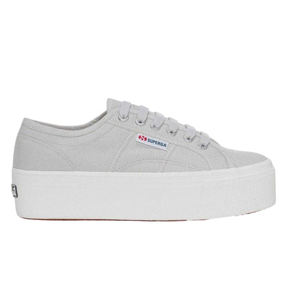Grey Silver-Avorio - Side - Superga Unisex Adult 2790 Linea Up Down Trainers