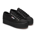 Full Black - Front - Superga Womens-Ladies 2790 Linea Up Down Trainers