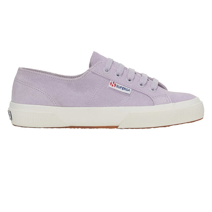 Light Violet-Avorio - Back - Superga Unisex Adult 2750 Suede Lace Up Tennis Shoes