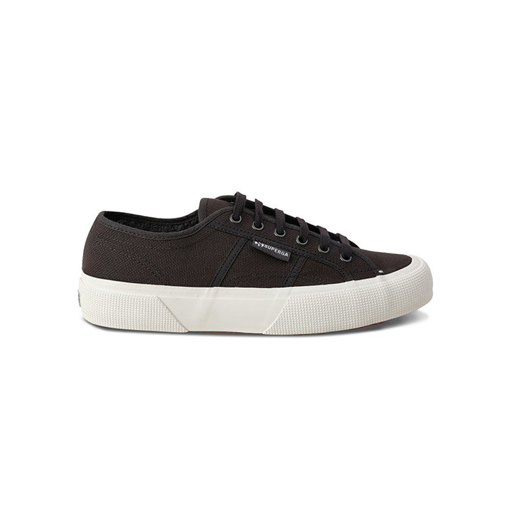Bristol Black-Avorio - Side - Superga Unisex Adult 2490 Bold Trainers